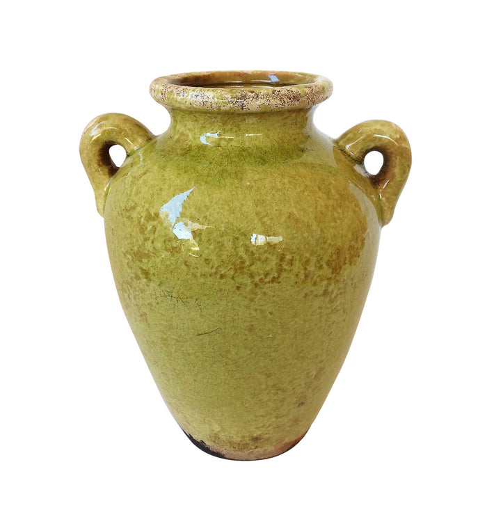 Ancient Sea Green Water Jug with Small Looped Handles