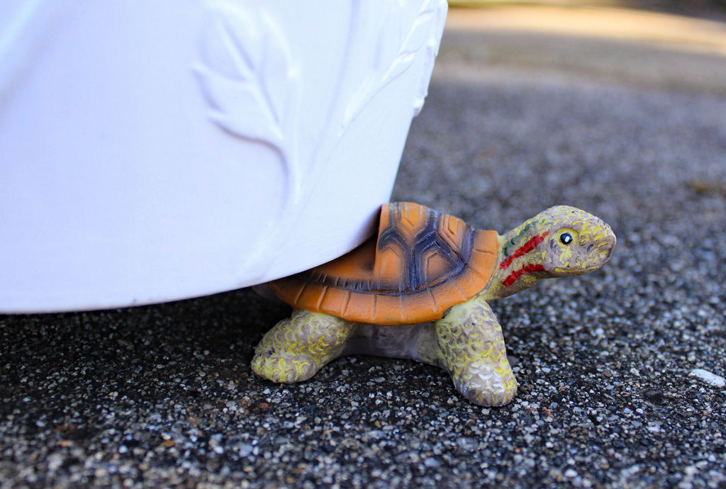 Animated Poly Resin Small Turtle Shaped Pot Feet/planter Risers Set of 3. Available in 2 sizes