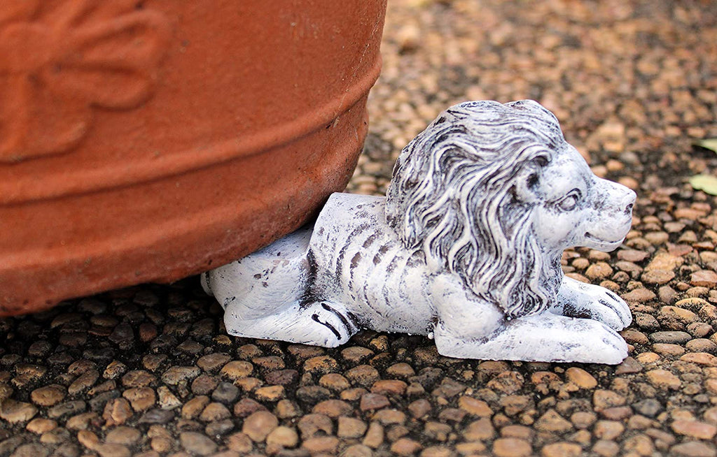 Animated Poly Resin Lion Shaped Pot Feet/Planter Risers 2 sizes available