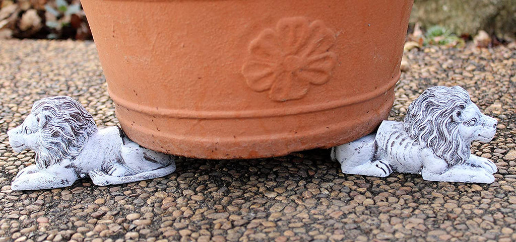lion plant pot Animated Poly Resin Lion Shaped Pot Feet/Planter Risers 2 sizes availa – goodmanandwife
